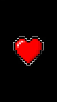 corazón, enlace, nintendo 8bits, píxel