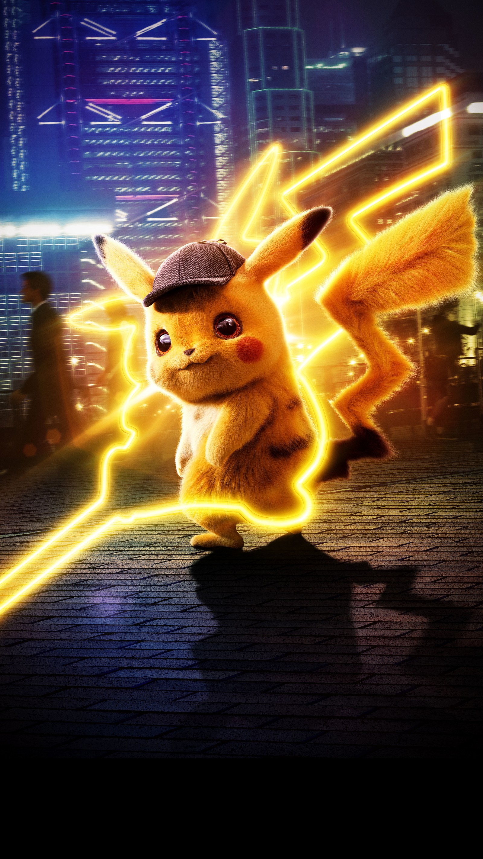 Pokemon o filme pikachu (pikachu, água, cervo, bigodes, arte)