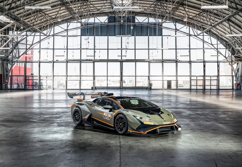 Lamborghini superleggera в складе с большим окном (ламборгини уракан супер трофео эво2, lamborghini huracán super trofeo evo2, 8k, гоночные машины, 5k)