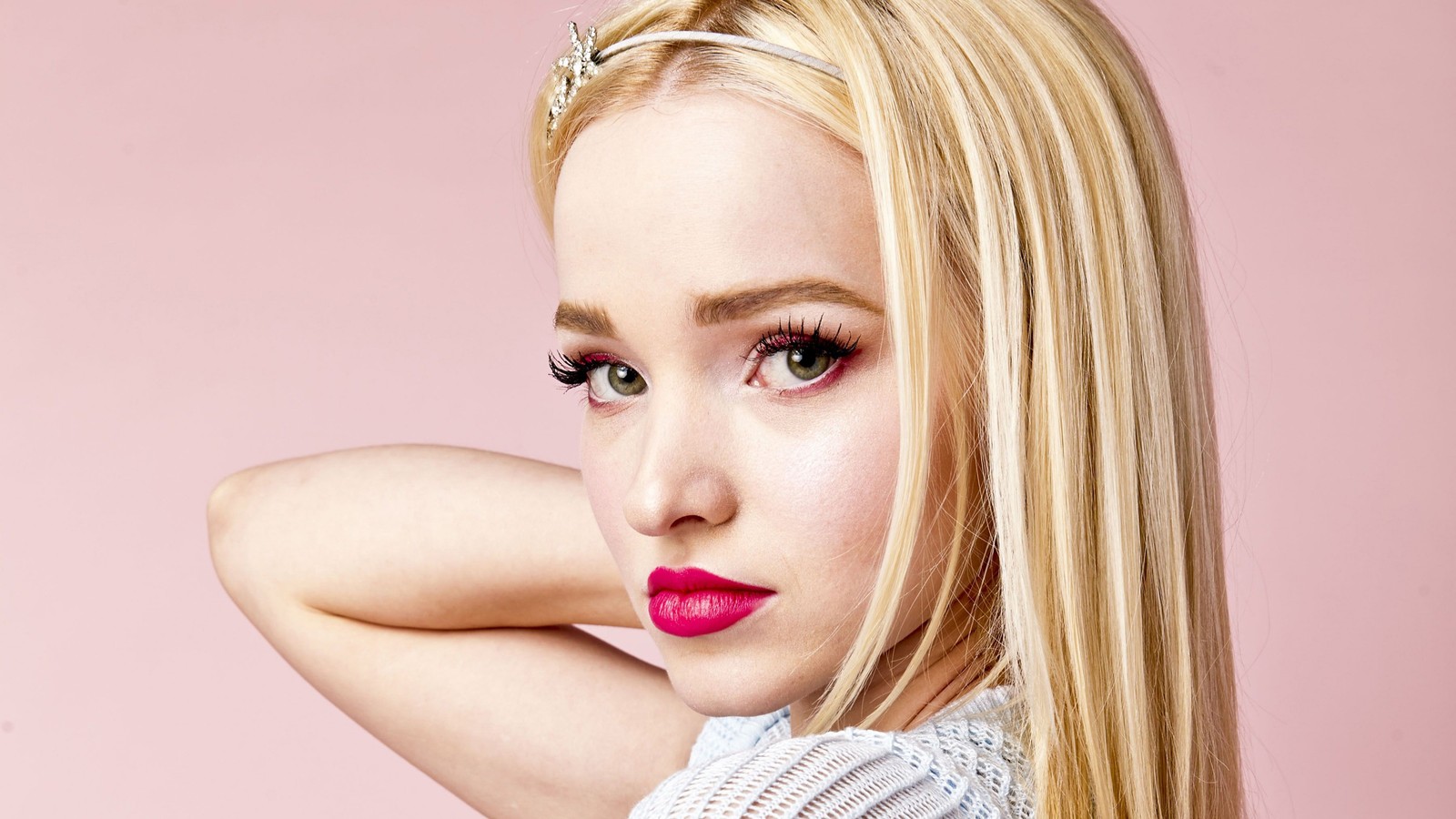 Скачать обои дов кэмерон, dove cameron, красивая певица, крупный план, 5k