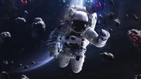 space, astronaut wallpaper