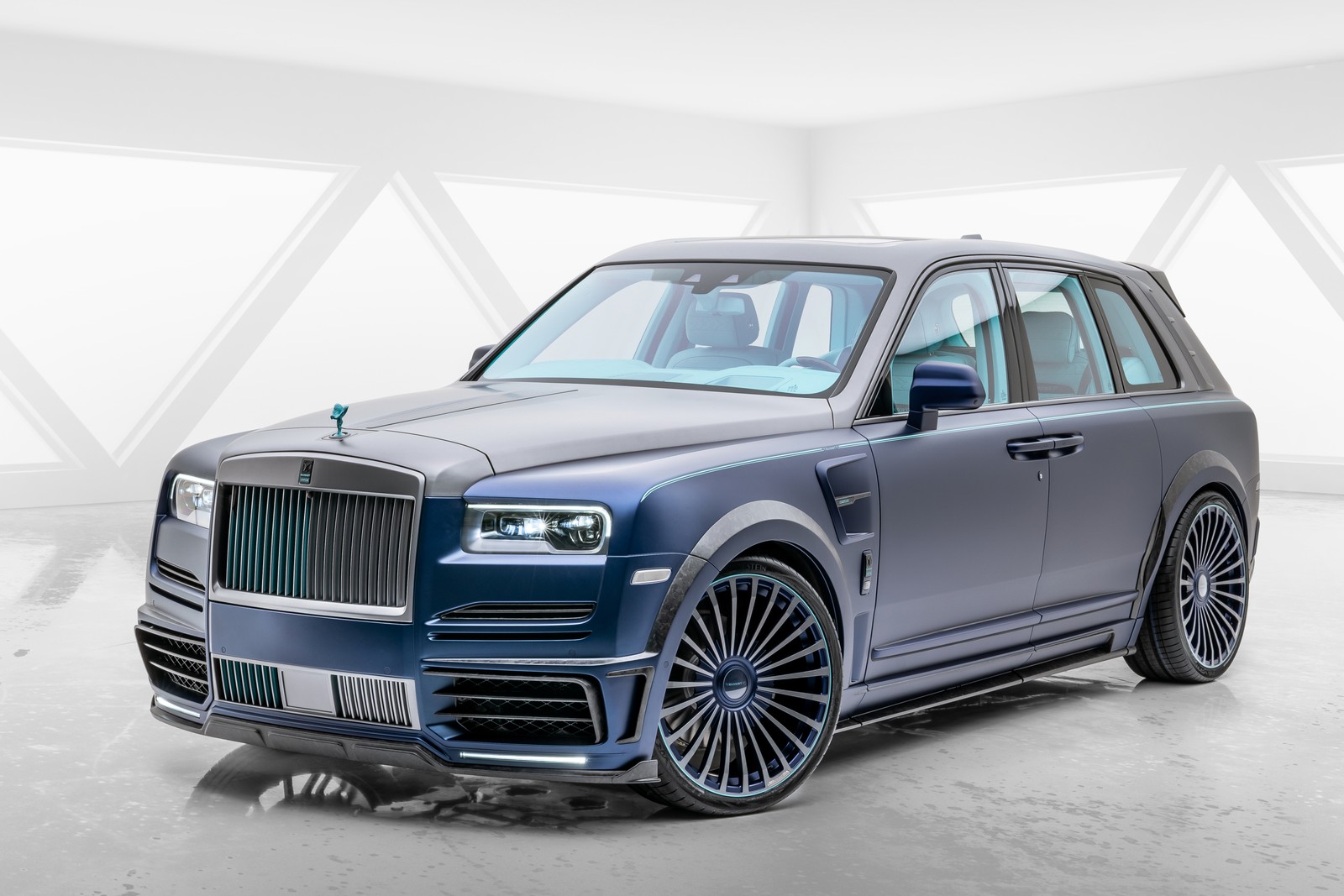 The new rolls royce is a very sleek and luxurious suv (mansory rolls royce cullinan coastline, 2021, 5k, cars, 4k wallpaper)