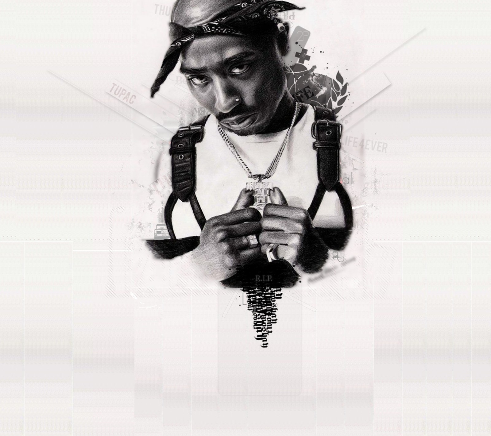 Baixar papel de parede 2pac, shakur, tupac