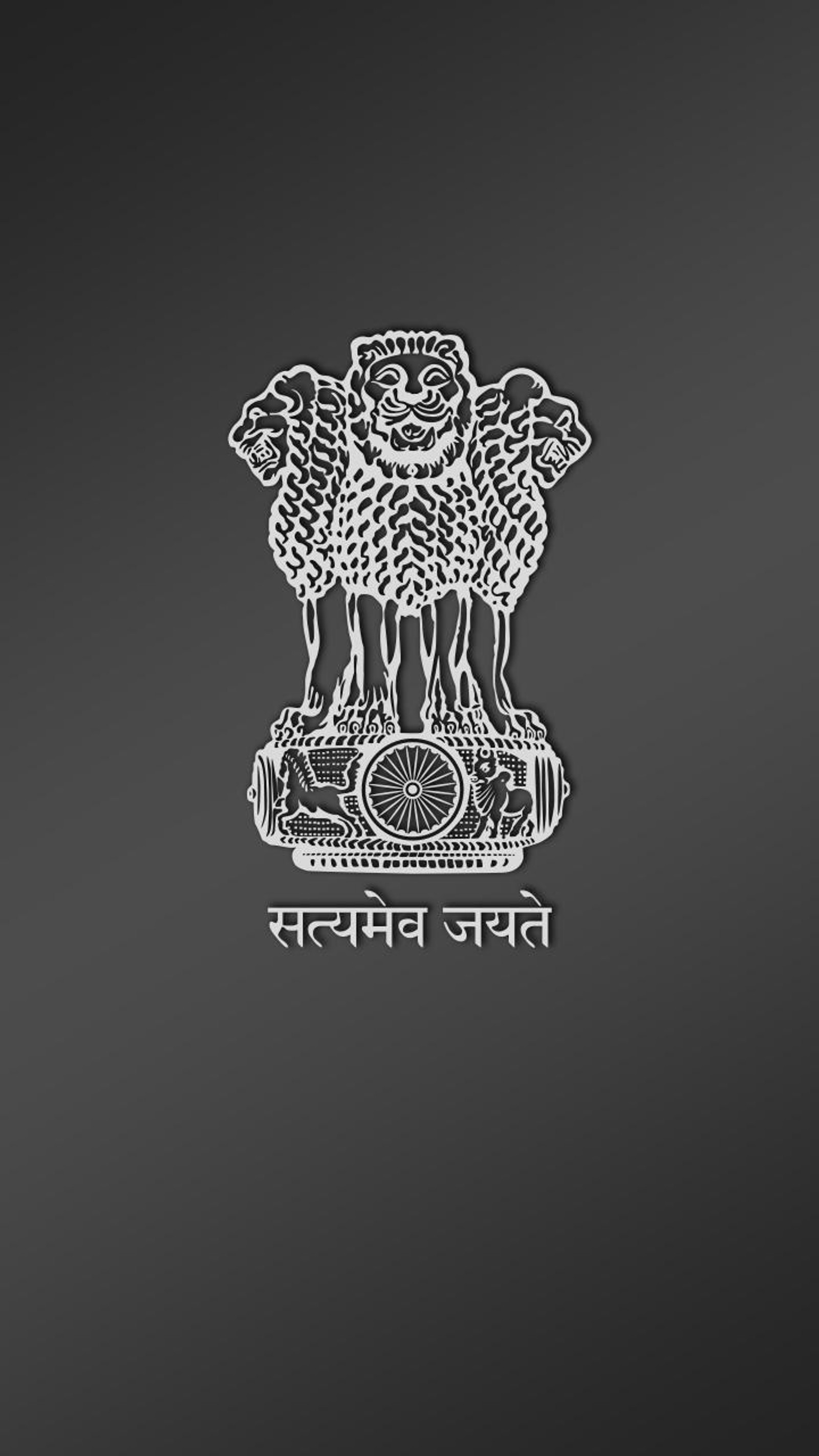 Baixar papel de parede índia, india, emblema nacional, símbolo nacional, satyamev jayate