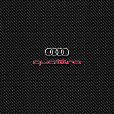 audi, logotipo, quattro, wmblem badge