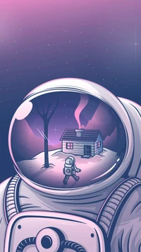 alone, home, space wallpaper