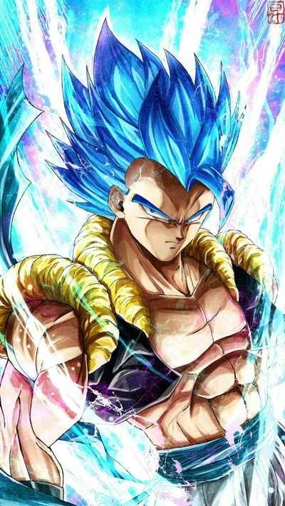 Broly Transformado: O Poder do Super Saiyajin Azul