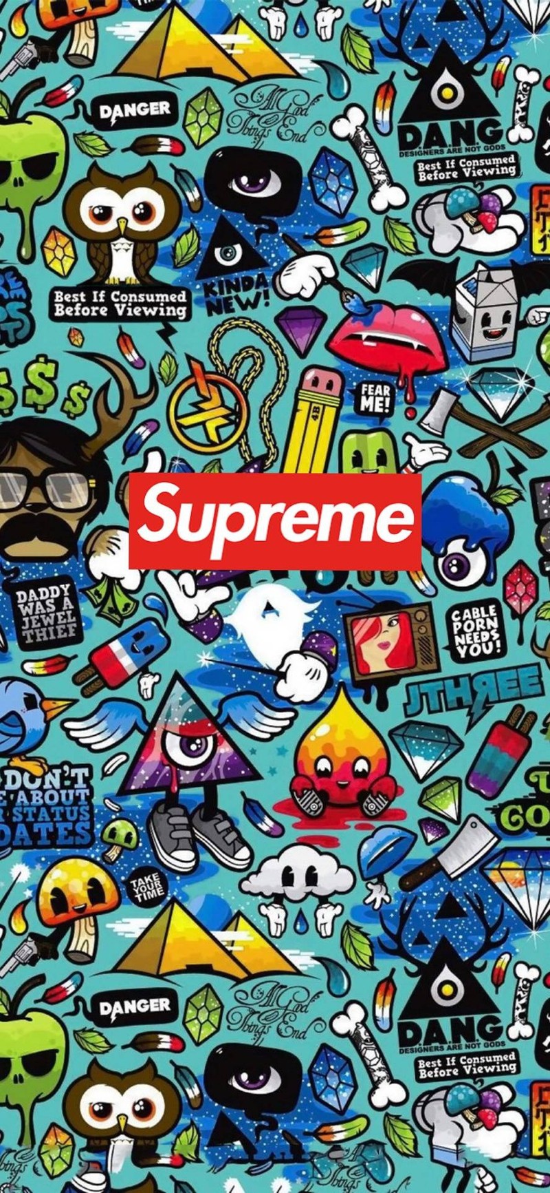 Обои supreme для iphone (for my little sis, reme, привет, sup)