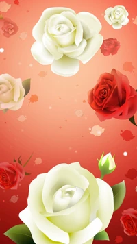 flowers, love wallpaper