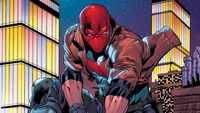 Red Hood in Urban Nightscape