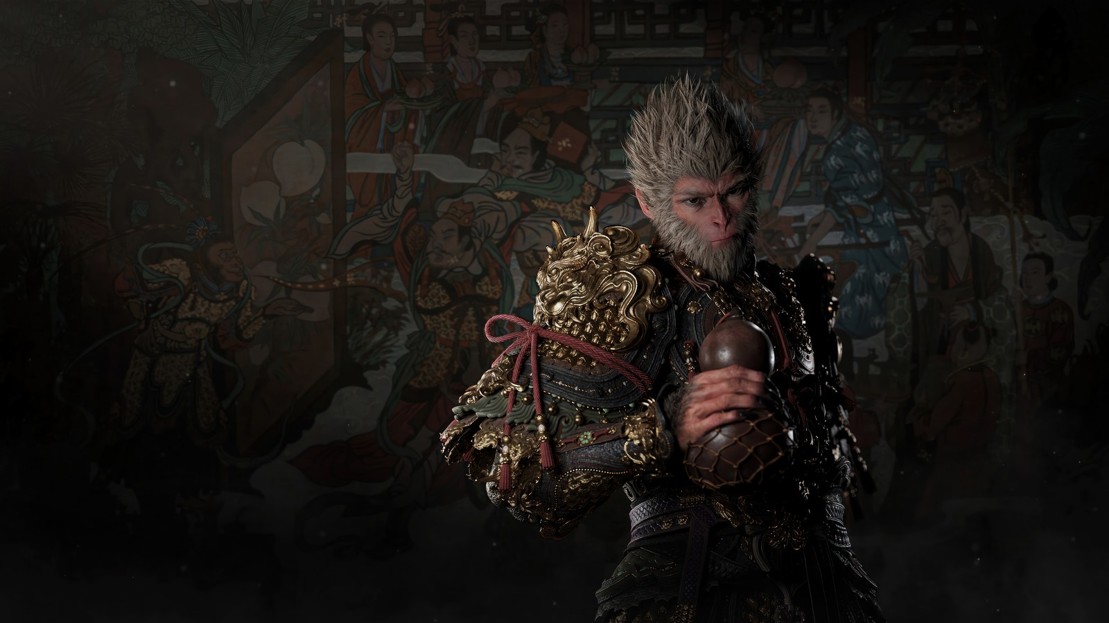 Descargar fondo de pantalla mito negro wukong, black myth wukong, videojuego