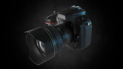 High-Performance Digital SLR Camera with Lens