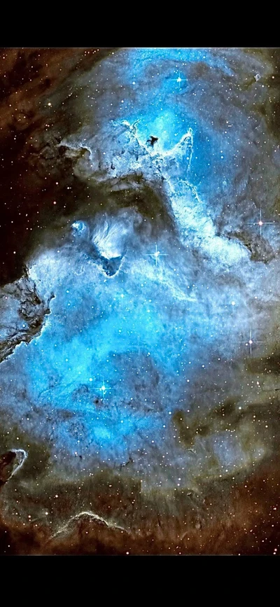 água, atmosfera, mundo, azul celeste, nebulosa