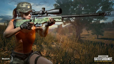 francotirador, chicas, rifle de francotirador, playerunknowns battlegrounds, videojuego