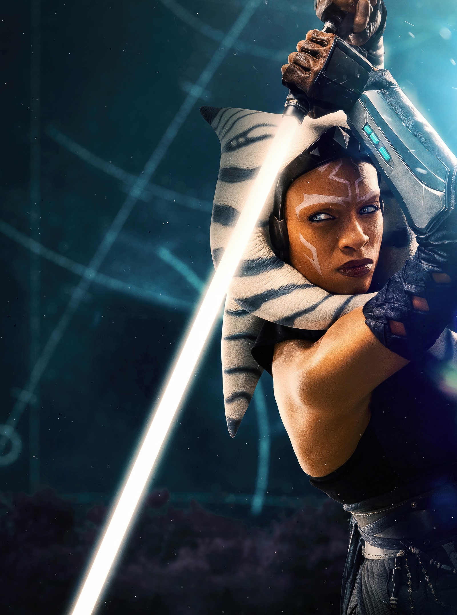 Скачать обои асока тано, ahsoka tano, росарио даусон, rosario dawson, серия 2023