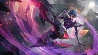 Comandante de ataque Camille na arte splash dinâmica de League of Legends