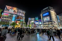 metropolis, night, urban area, city, landmark