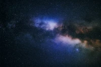 milky way, galaxy, starry sky, outer space, 5k wallpaper