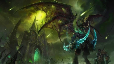 иллидан ярость бури, illidan stormrage, world of warcraft, видеоигра