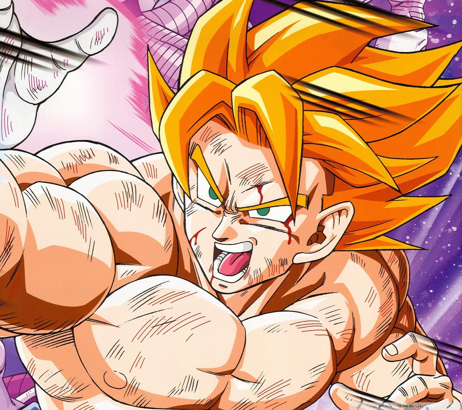 Скачать обои dbz, goku