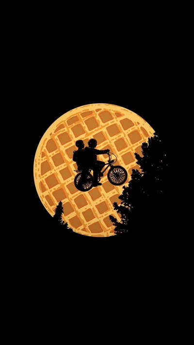 Onze et Eggo : Une balade nocturne sous la lune de gaufre