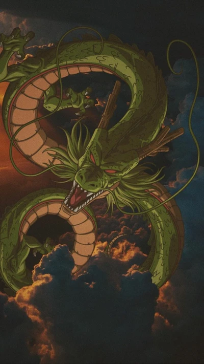 ball, ball z, drache, shenron