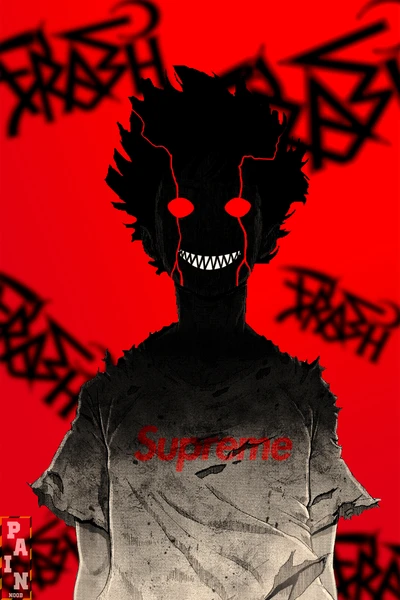 Anime de terror oscuro: Personaje de Supreme Trashgang