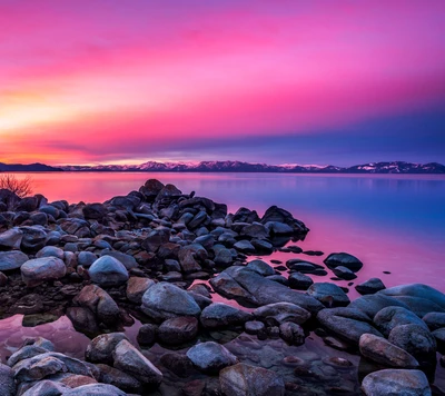 plage, rocky