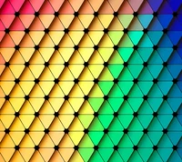 Colorful Abstract Triangle Pattern Background