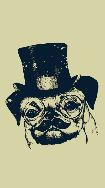 dog, pug