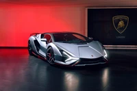 lamborghini sián fkp 37, 5k, 2021, voitures, fond décran 4k