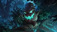 Enigmatic Sapling Guardian of the Shadowed Forest