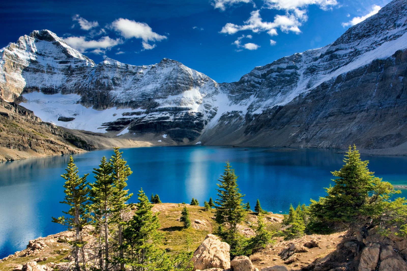 national park, mountain, nature, wilderness, lake wallpaper