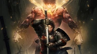 Epic Samurai Duel Against a Supernatural Foe in Nioh 2: Complete Edition Key Art