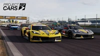 Action de course à grande vitesse dans Project Cars 3 sur la piste