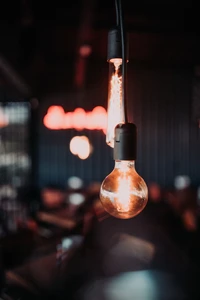 Warm Glow of Incandescent Pendant Lights