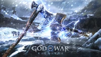 god of war ragnarok, video game, god of war, axe, hammer wallpaper