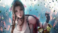 aerith gainsborough, final fantasy vii remake, final fantasy 7 remake, ffvii, ff7