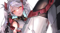 Príncipe Eugen de Azur Lane: Chica de anime cautivadora en armadura futurista