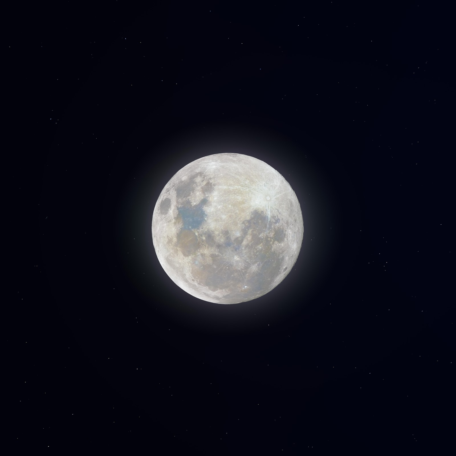 Vue arabe d'une pleine lune avec un fond de ciel noir (super snow moon, pleine lune, nuit, luisant, 8k)