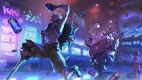 Junkrat y Roadhog causan caos en el arcade de Overwatch