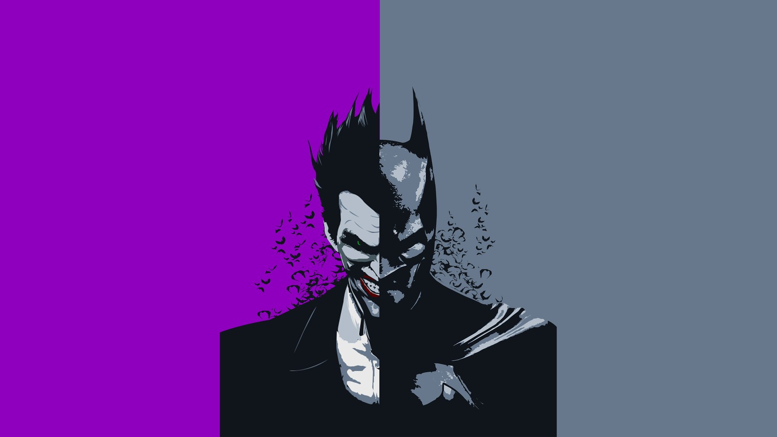 Скачать обои batman, джокер, joker, dc comics, комиксы