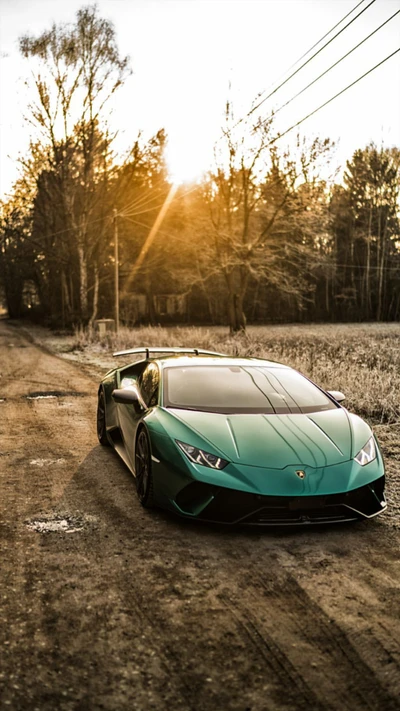 lamborghini, huracan, performant, voiture, supersportive