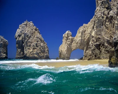 beach, sand, sky, waves