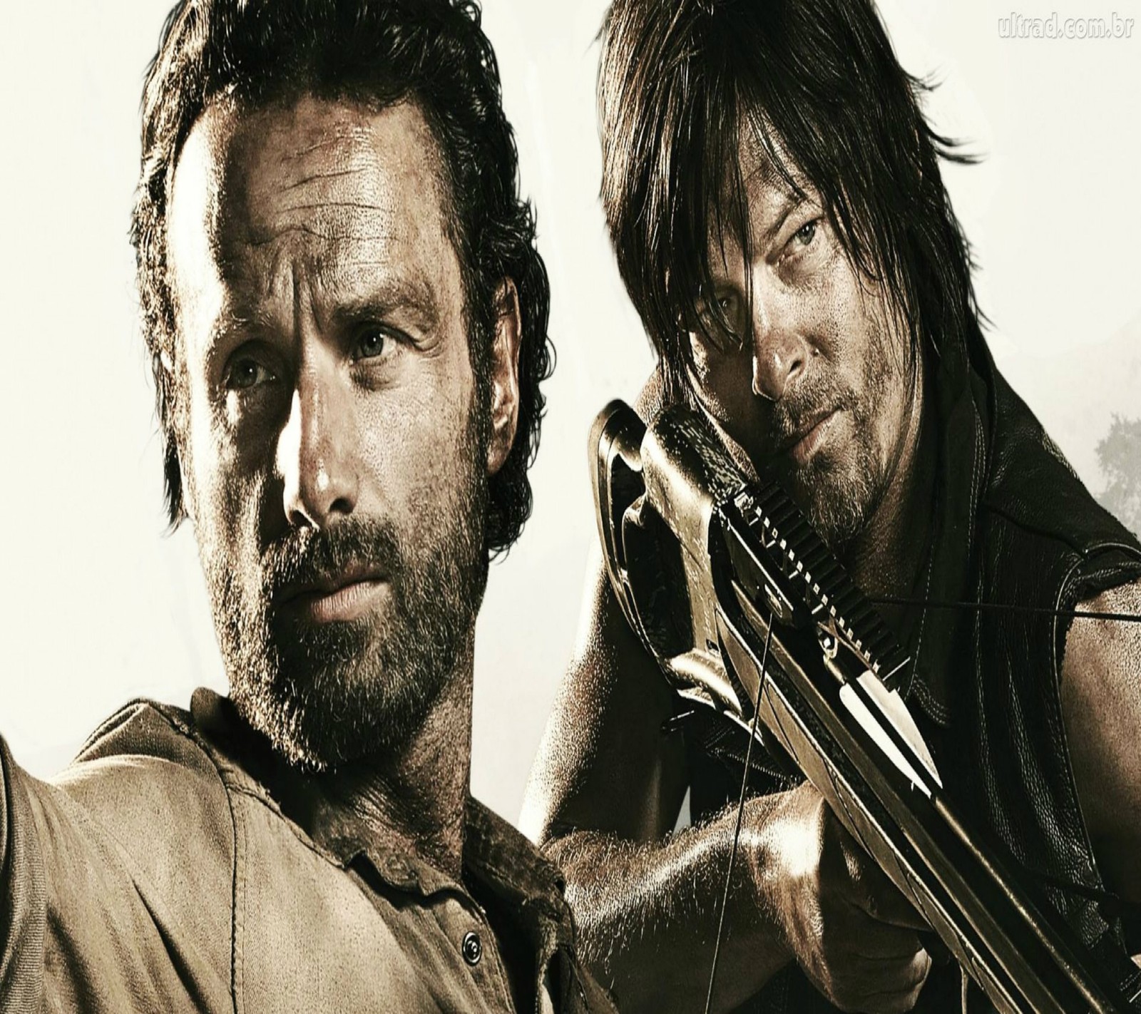 Rick and rick walking dead wallpaper (daryl, dixon, rick, walking dead)