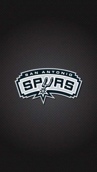 Logo des San Antonio Spurs sur fond texturé