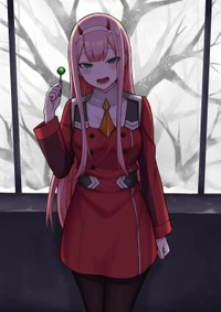 002, anime, darling in the franxx, zero two wallpaper