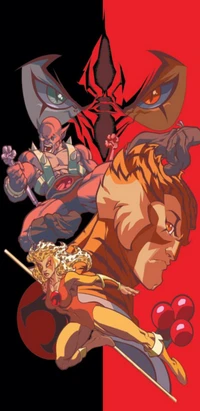 cheetara, lion o, panthro, trovão, tygra