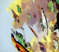 Vivillon: The Colorful Patterned Butterfly Swarm