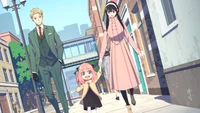 Loid, Anya, and Yor Forger Enjoying a Family Outing in Spy x Family